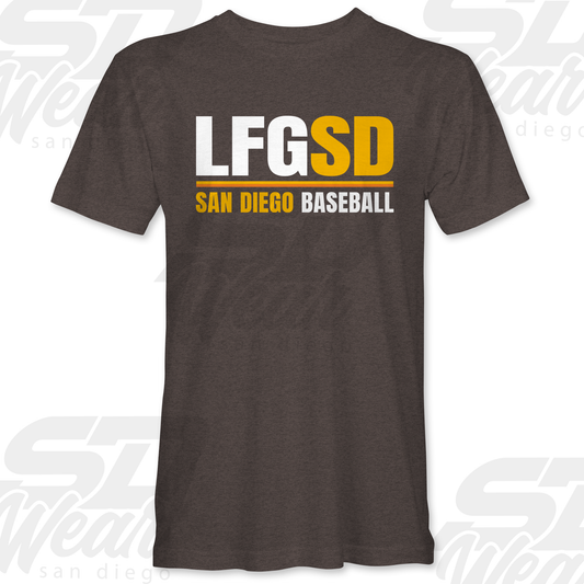 LFGSD San Diego Baseball Front of Tee