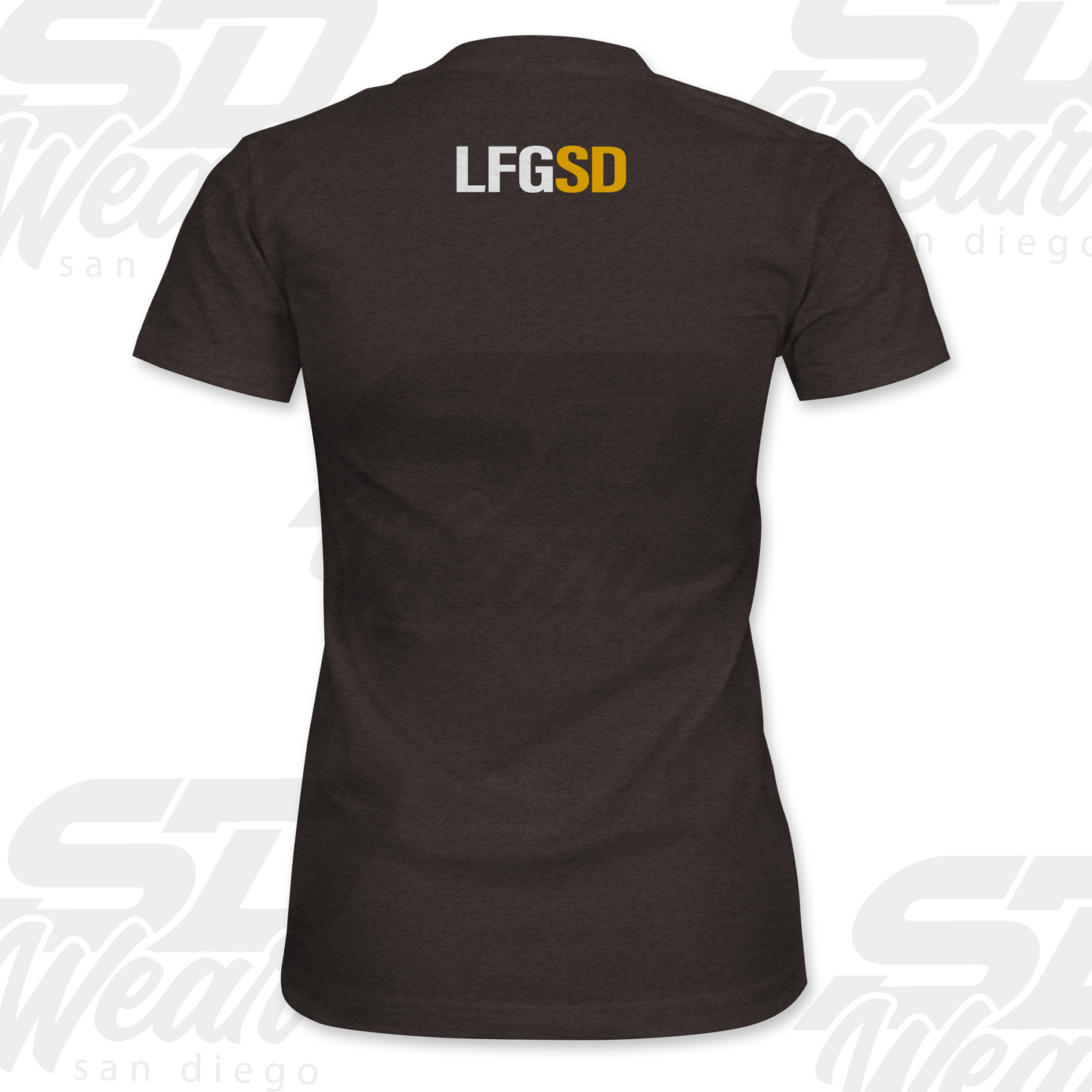 LFGSD San Diego Baseball Women's V-Neck Back