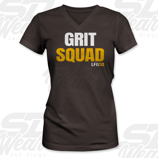 Grit Squad San Diego Baseball Women's V-Neck