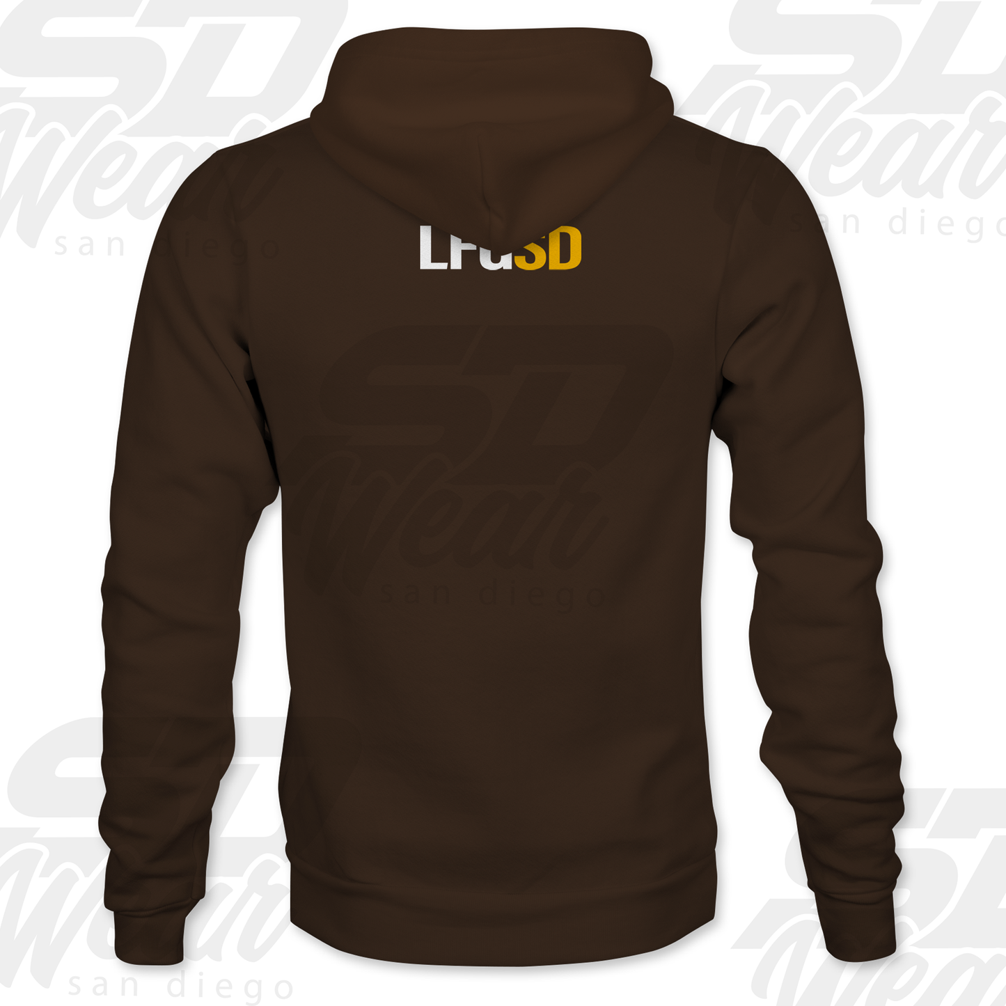 LFGSD San Diego Baseball Hoodie Back