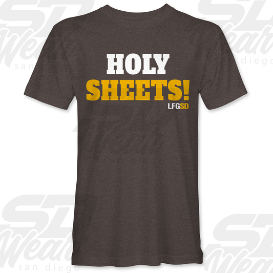 Holy Sheets T-Shirt! Front