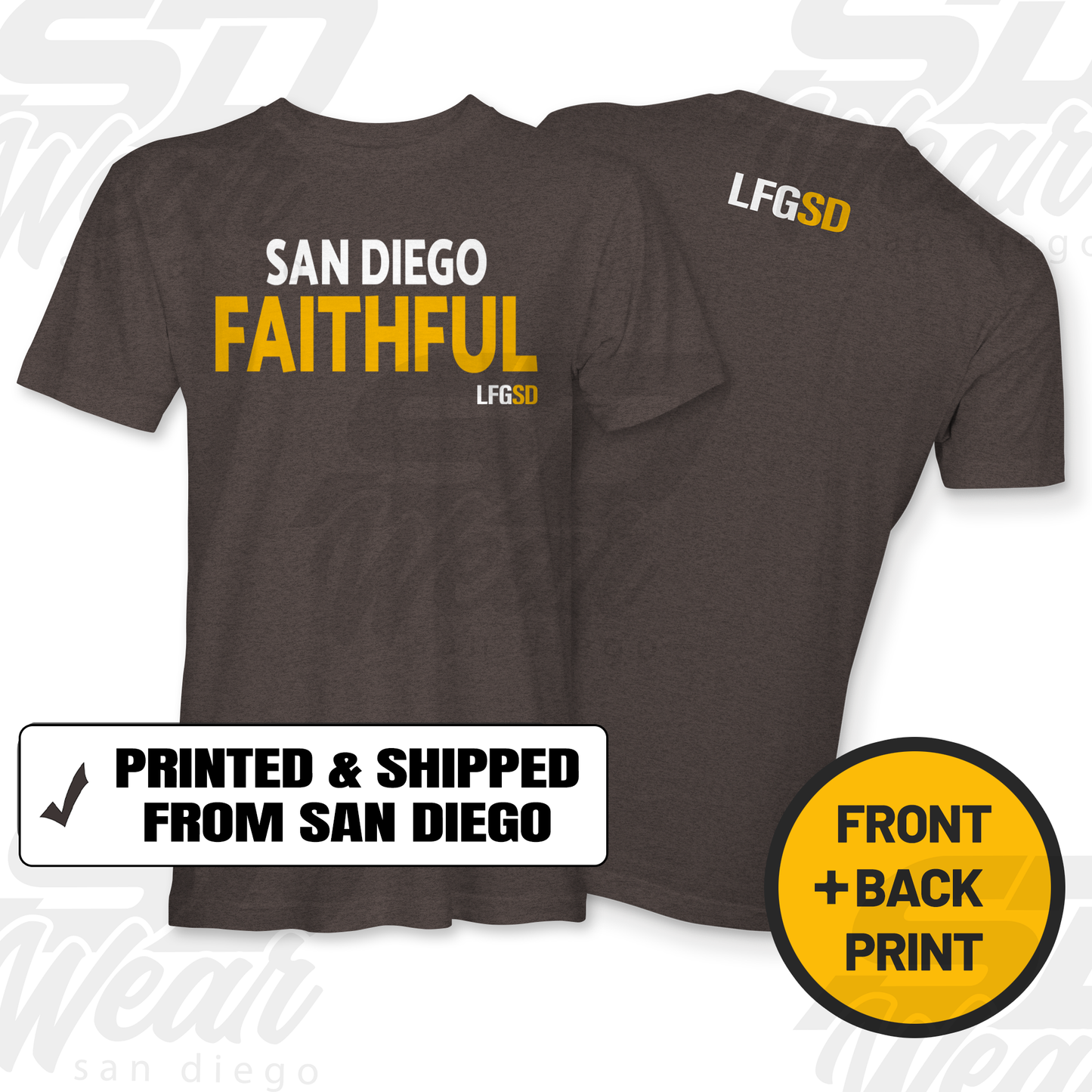 San Diego Faithful – Unisex Baseball Tee