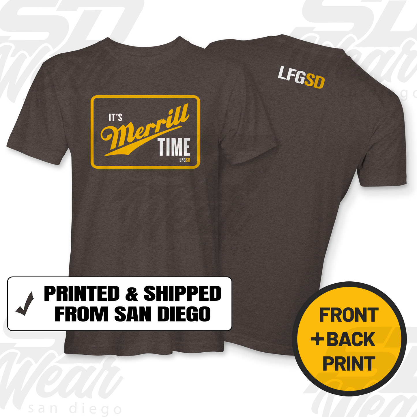 It’s Merrill Time – San Diego Baseball Tee