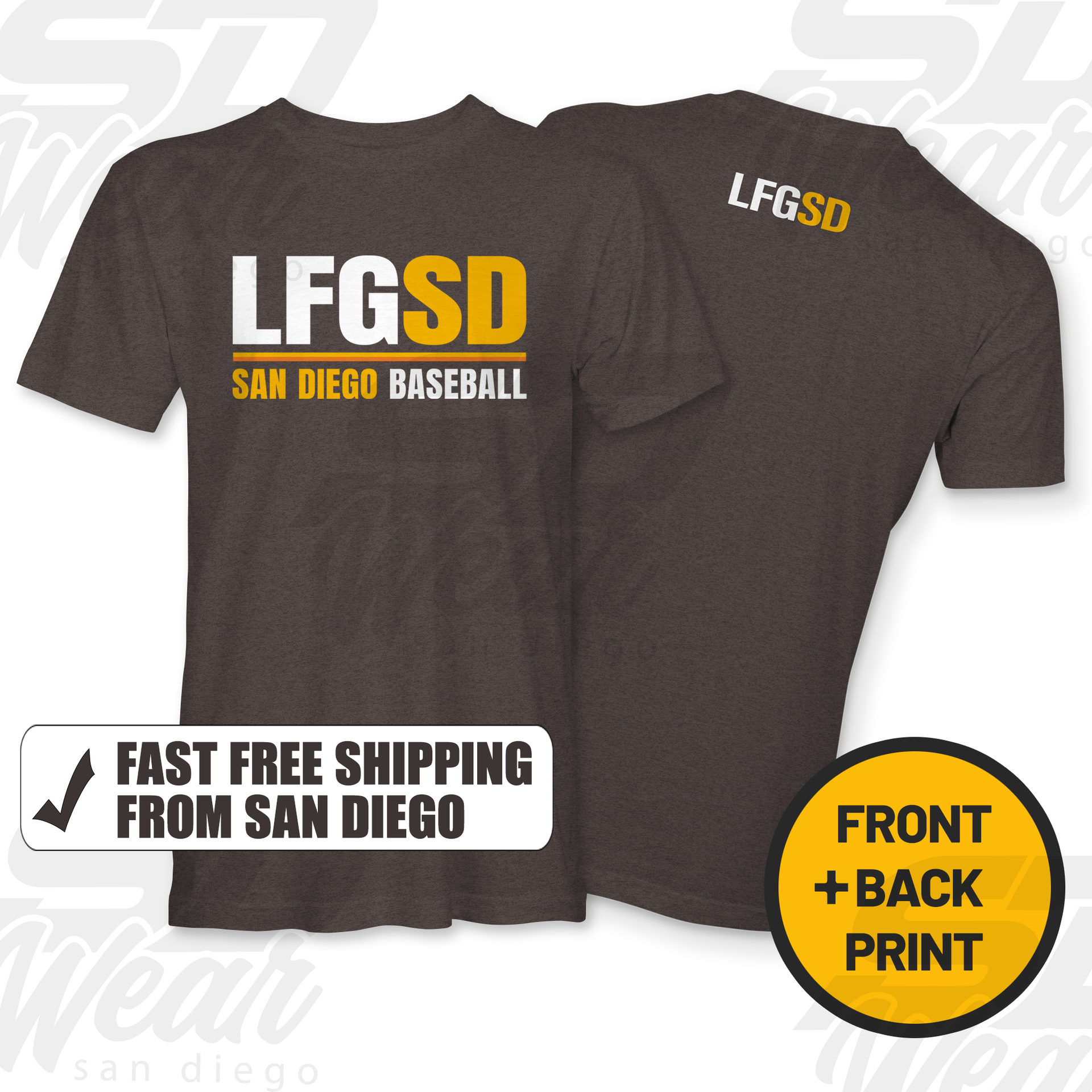 LFGSD T-Shirt! | San Diego Baseball Tee – SD Wear