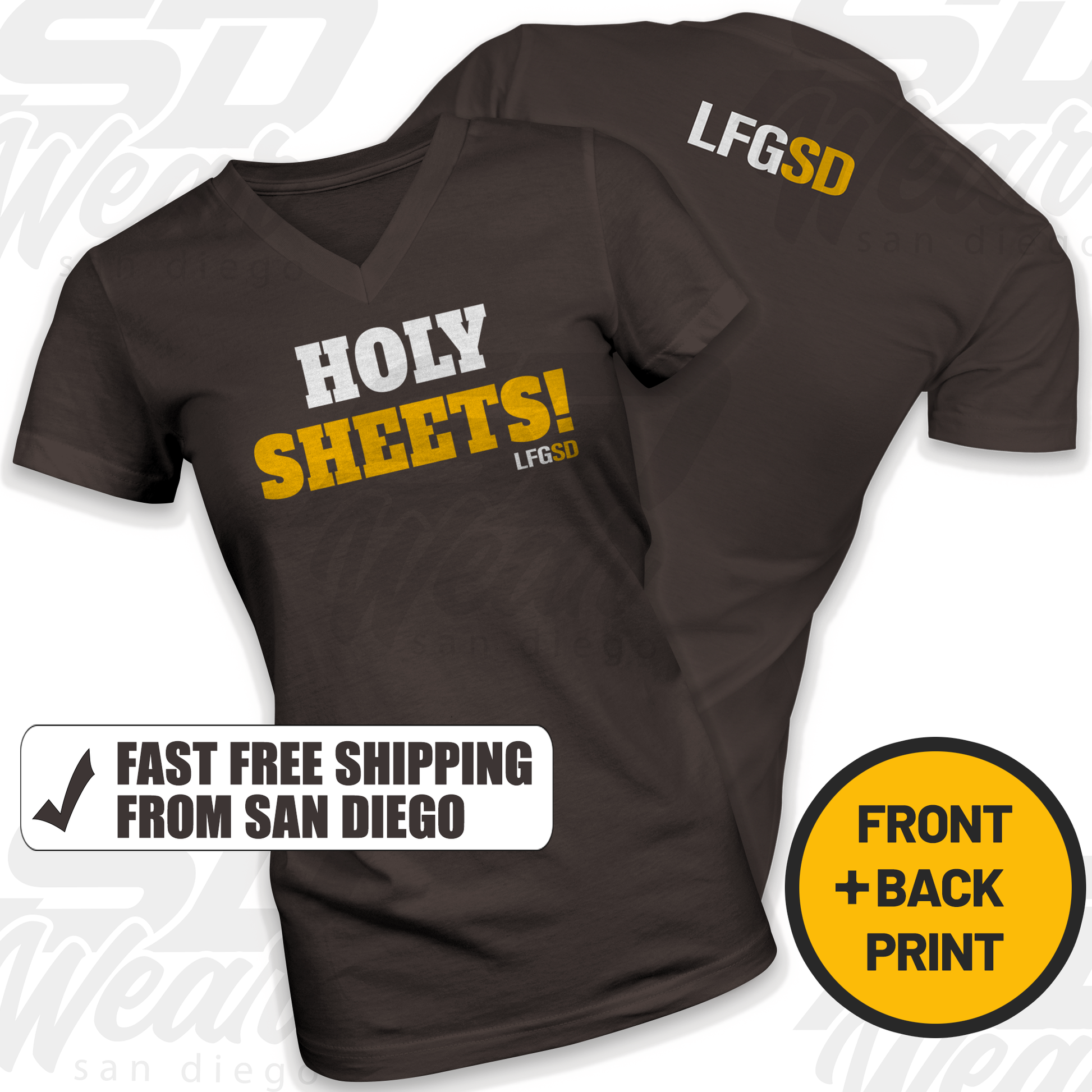 Holy Sheets Women's Vneck