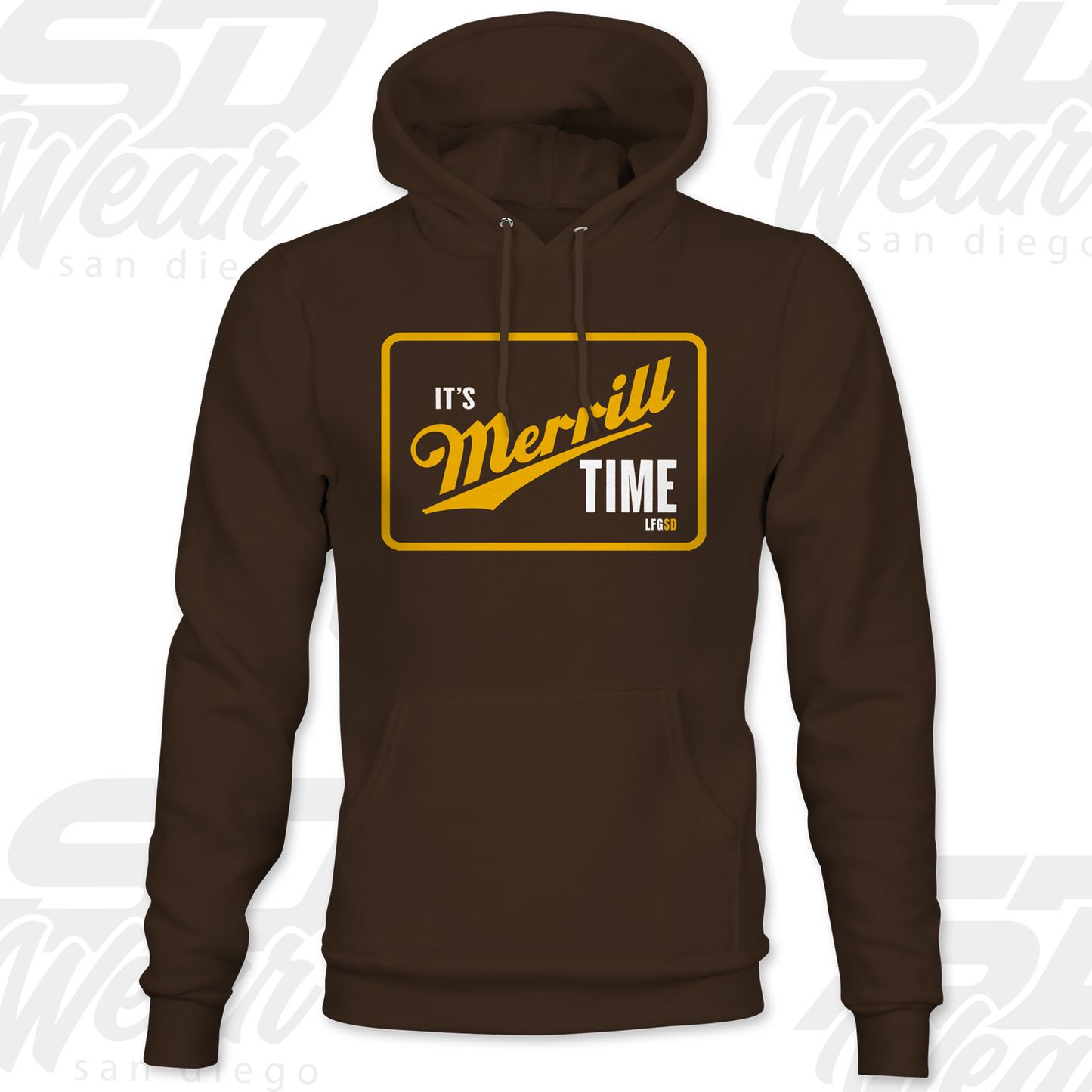 It’s Merrill Time Hoodie Front